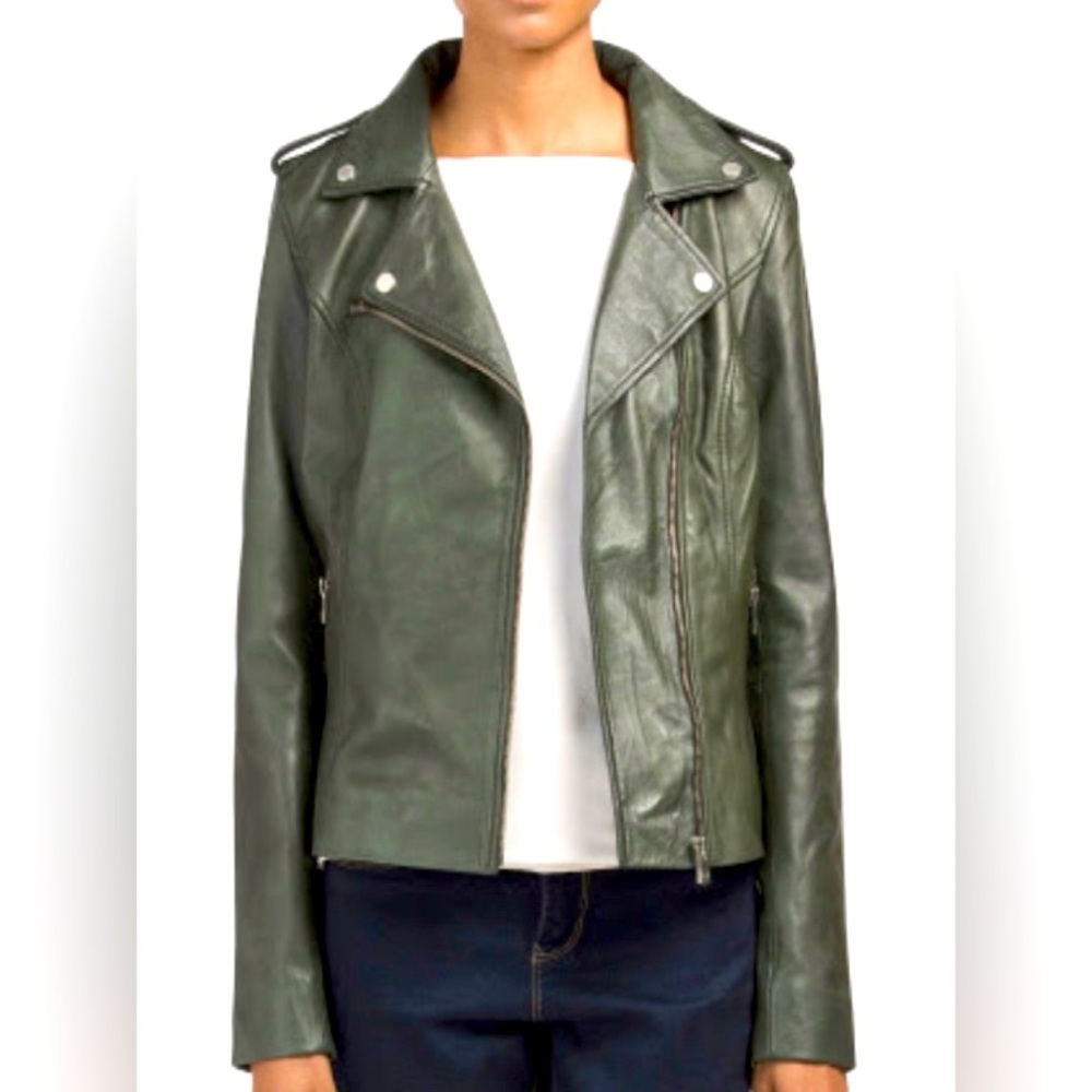 Bod & Christensen Leather Moto Jacket